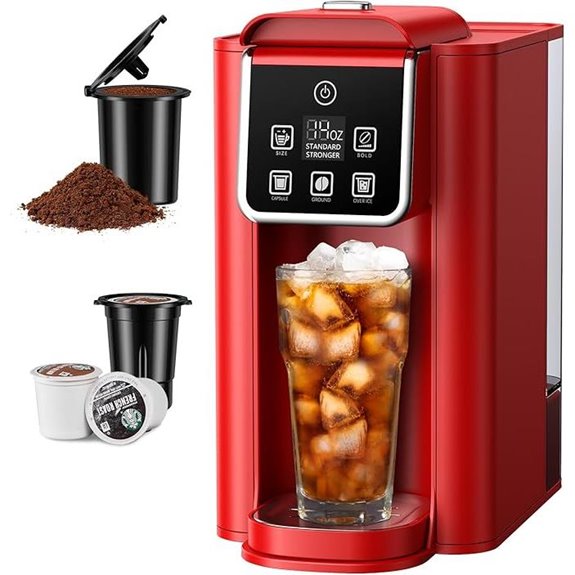 SHARDOR Single Serve Coffee Maker with Removable Water Tank