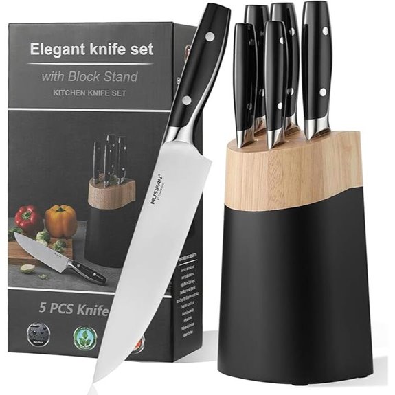 6-Piece Stainless Steel Kitchen Knife Set