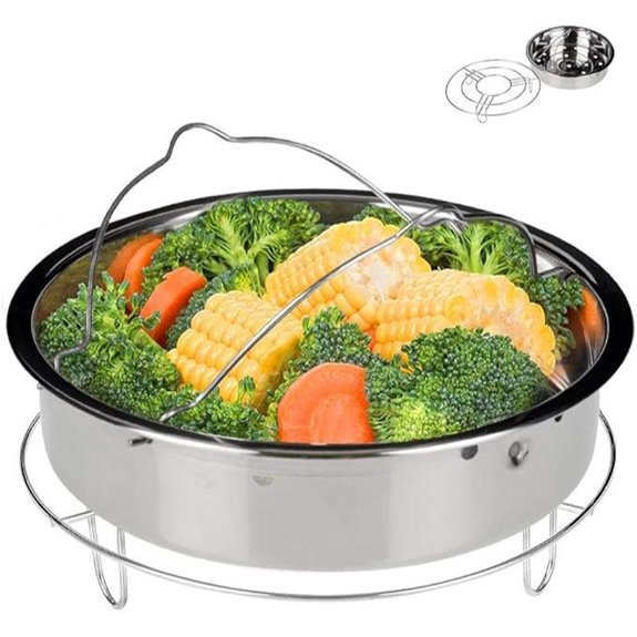 Secura 6-Quart Electric Pressure Cooker Steamer Basket