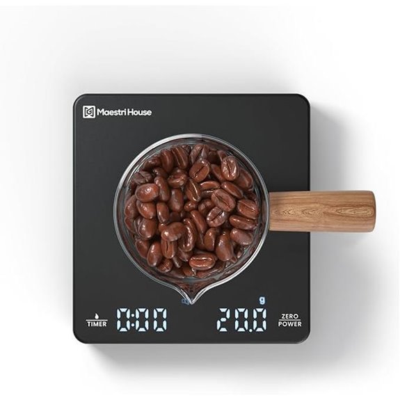 Mini Coffee Scale with Timer and Rechargeable Battery