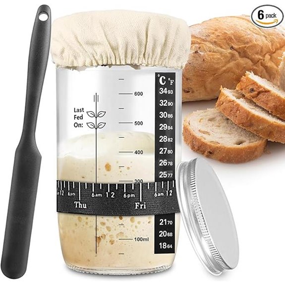 Sourdough Starter Jar Kit with Accessories