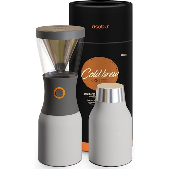 Asobu Cold Brew Coffee Maker with Stainless Steel Carafe