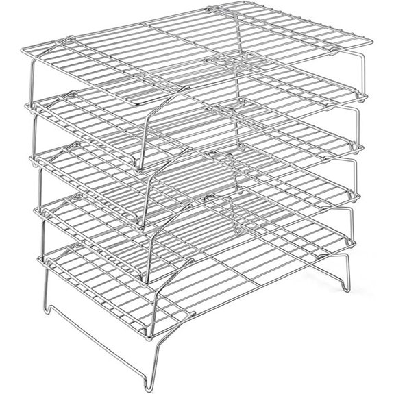 P&P CHEF 5-Tier Stainless Steel Cooling Rack