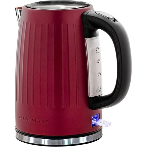 OVENTE 1.7L Stainless Steel Electric Kettle