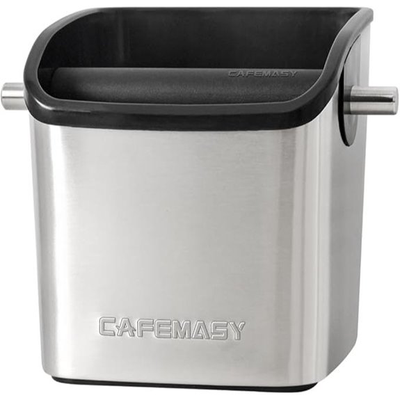 Stainless Steel Coffee Knock Box for Espresso Grounds