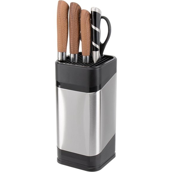 RedCall Stainless Steel Knife Holder for Kitchen Counter