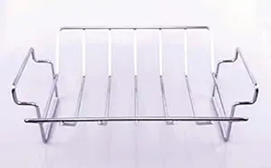 Stainless Steel Rib & Turkey Roasting Rack for Grills