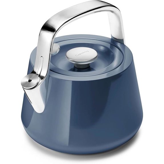 Caraway 2 Quart Whistling Stainless Steel Tea Kettle