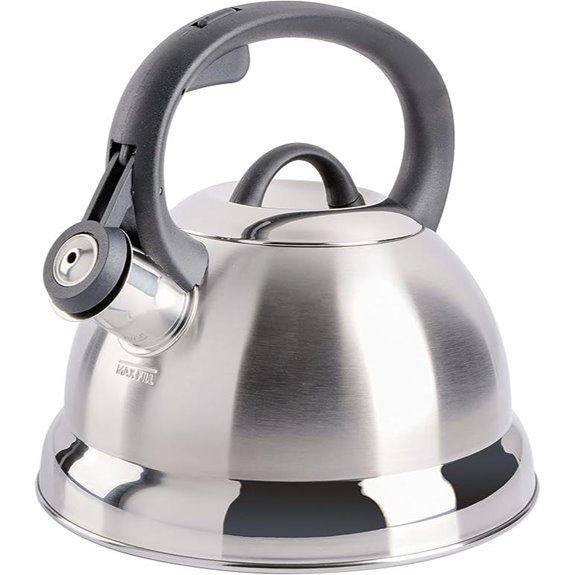 Mr. Coffee Flintshire Stainless Steel Whistling Kettle