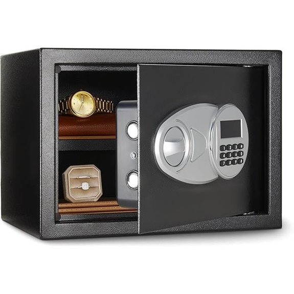 Amazon Basics Steel Security Safe with Electronic Lock