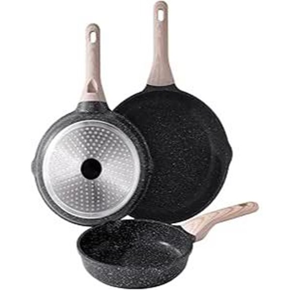 Kordisen Nonstick Frying Pan Set 3 Pieces