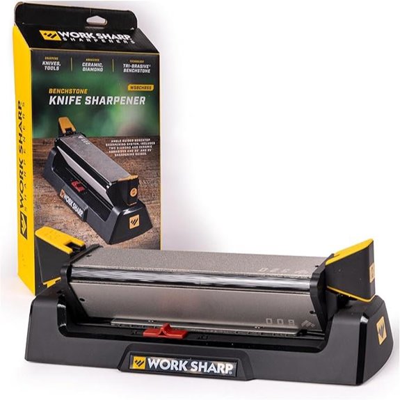 Work Sharp Benchstone Knife Sharpener (3-Sided)