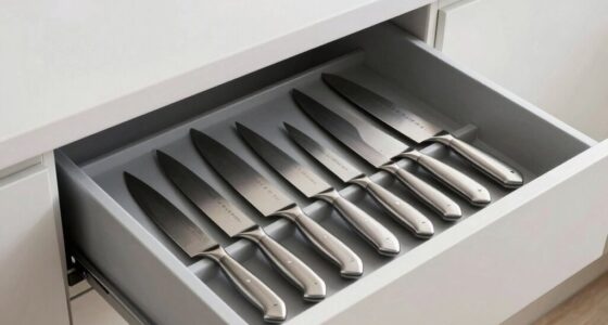 top in drawer knife storage