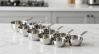 top stainless steel measuring cups