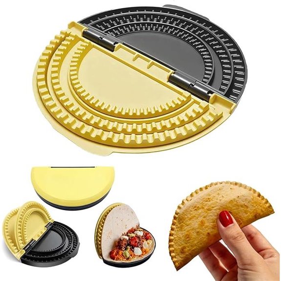 Tortilla Sealer & Crimper for 6-10 Tortillas