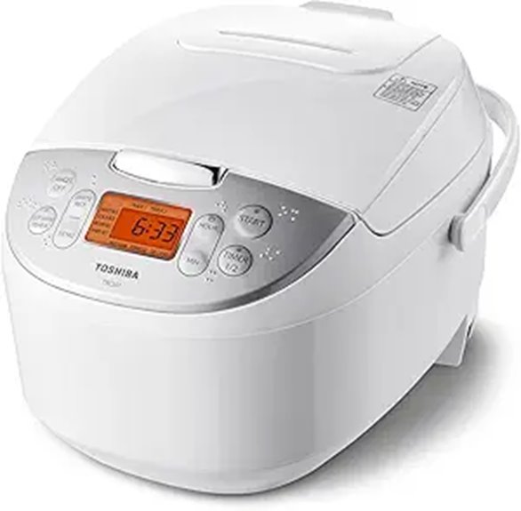 Toshiba 6-Cup Rice Cooker with Fuzzy Logic