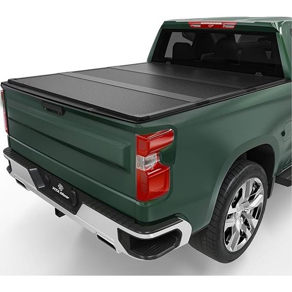 YITAMOTOR FRP Tri-fold Truck Bed Cover for Silverado