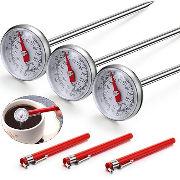 Frienda 3-Pack Instant Read Food Thermometers