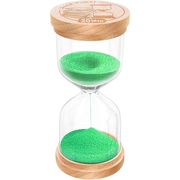 20-Minute Wooden Sand Timer for Classroom and Home