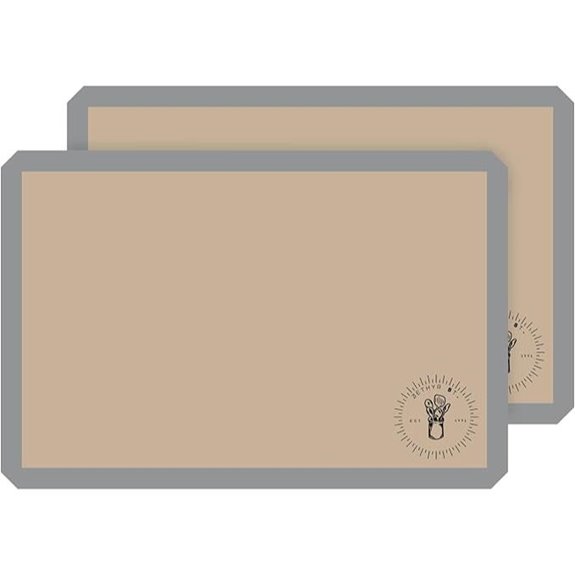 Silicone Baking Mats Pack of 2 17x25 inches