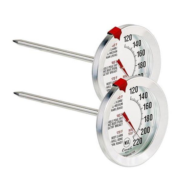 Escali 2 Pack Oven-Safe Meat Thermometers