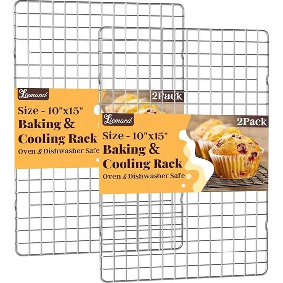 Cooling Racks for Baking and Roasting (2 Pack)