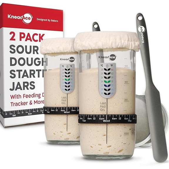 KNEADACE Sourdough Starter Kit (2 Pack)