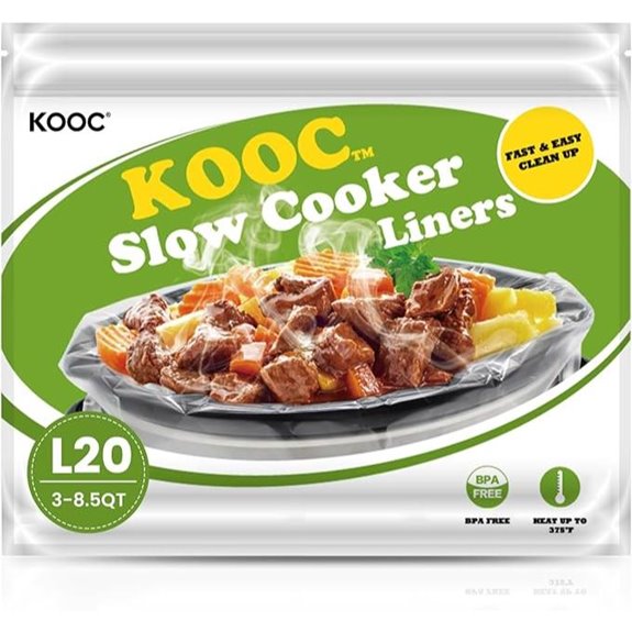 KOOC Slow Cooker Liners 20 Count (2 Packs)