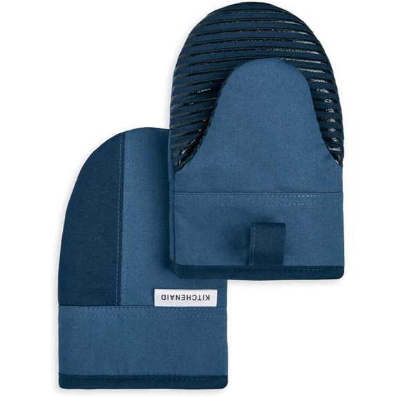 KitchenAid Two-Tone Non-Slip Mini Oven Mitt Set
