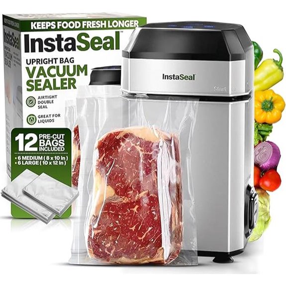 InstaSeal Vacuum Sealer with Bags for Food Preservation