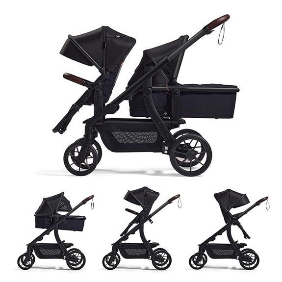Momcozy ChangeGo Convertible Baby Stroller with Bassinet