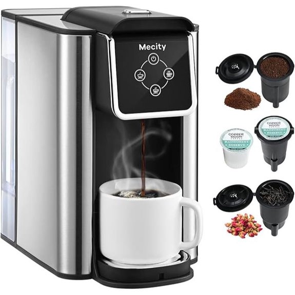 Mecity 3-in-1 Coffee Maker with Removable Water Tank