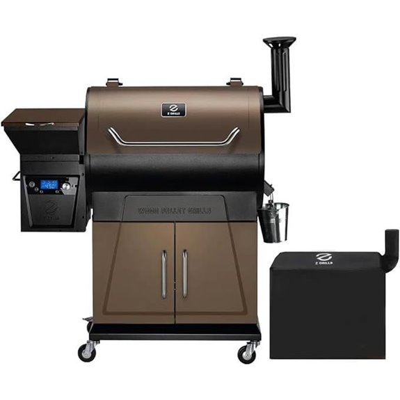 Z GRILLS 2025 Pellet Grill & Smoker 8-in-1 Outdoor BBQ