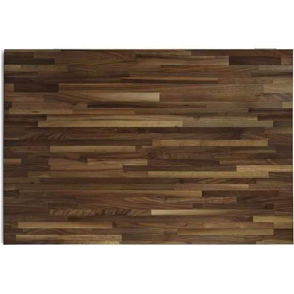 CONSDAN Walnut Butcher Block Countertop Reversible 36x25