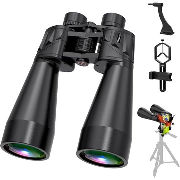 18x70 Waterproof Astronomy Binoculars with Tripod Adapter