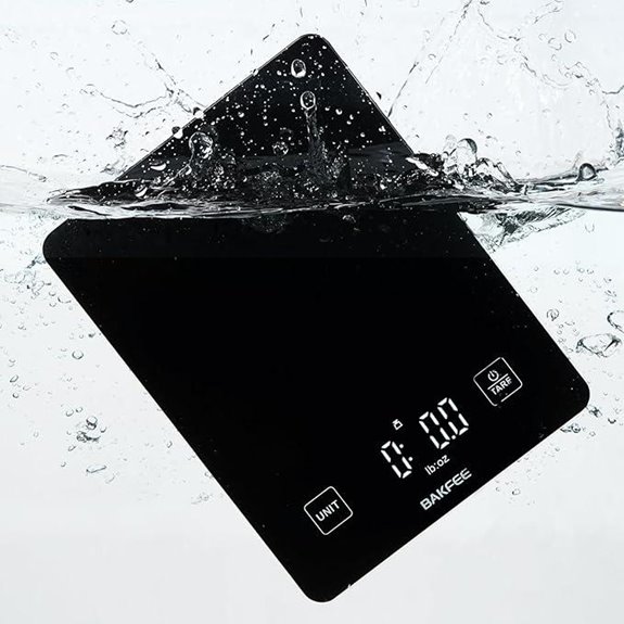 IP67 Waterproof Kitchen Food Scale with LED Display