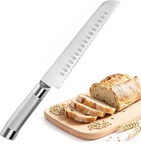 Bread Knife with Wave Edge and Ergonomic Handle