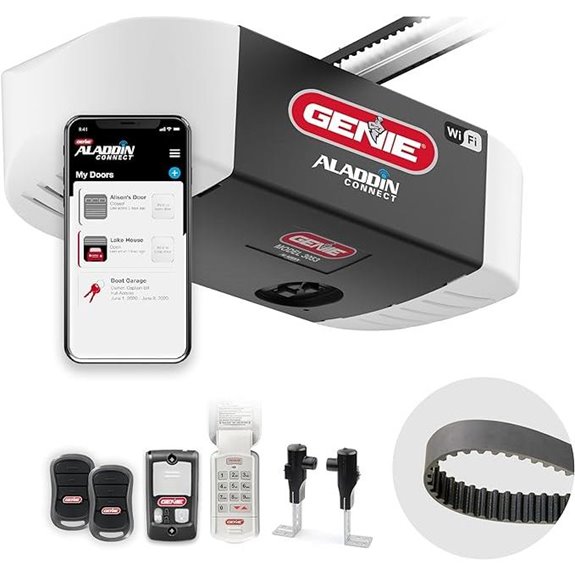 Genie QuietLift Connect WiFi Smart Garage Opener