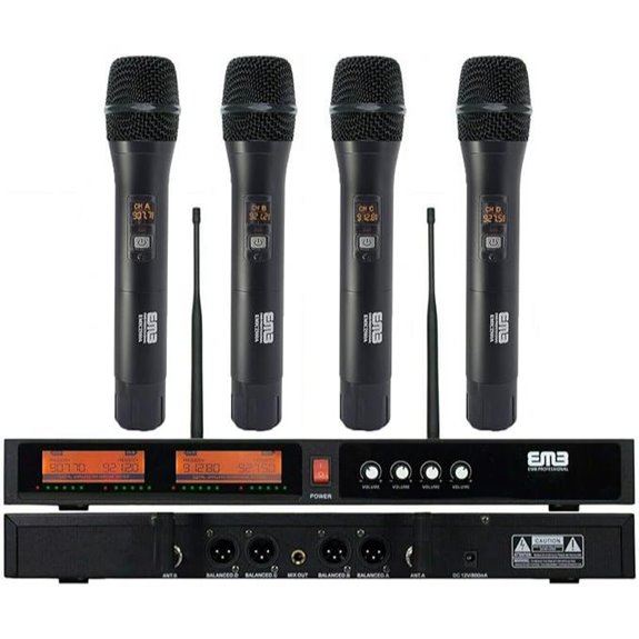 EMB EMIC2500 Wireless Microphone System (4-Channel)