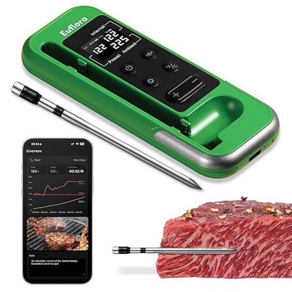 Wireless Bluetooth Meat Thermometer with Digital Probe