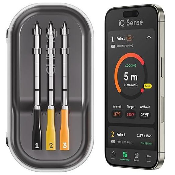 CHEF iQ Sense Wireless Meat Thermometer with Probes