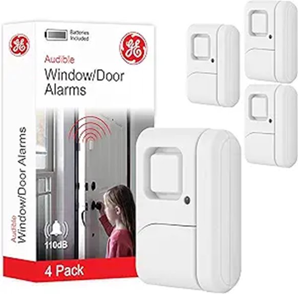 wireless window door alarms