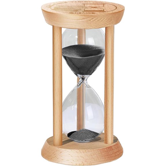 SuLiao Wooden 10-Minute Sand Timer Decorative Hourglass