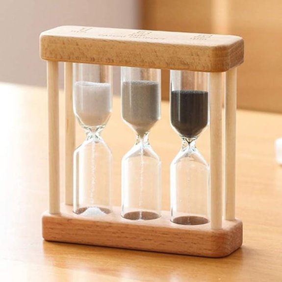 Creative Wooden Sand Timer for Home & Kitchen Decor