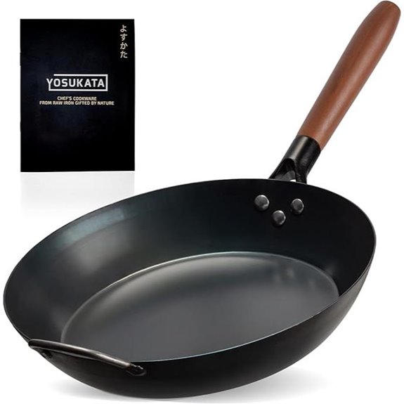 YOSUKATA 11.8 Carbon Steel Frying Pan
