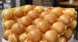 bubble waffle dome formation