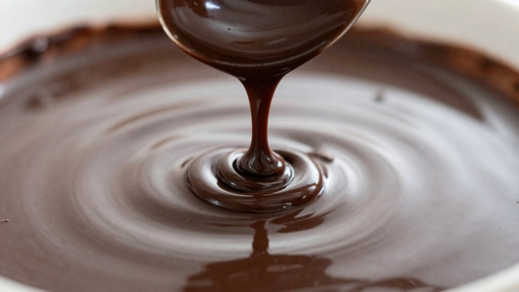 chocolate melts at specific temperatures
