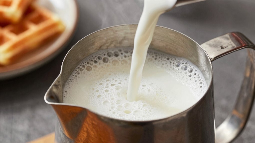 control temperature for perfect froth