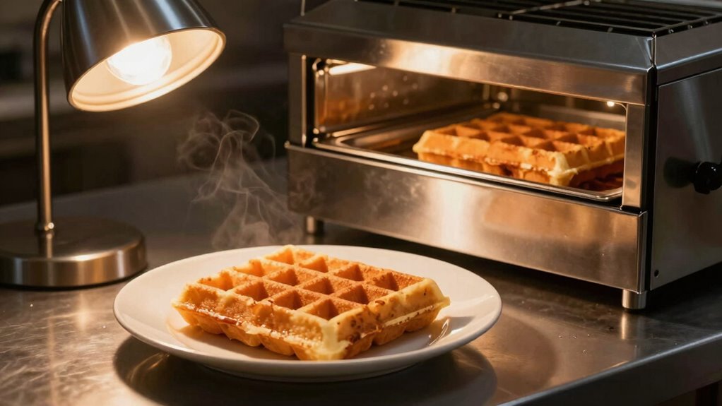 heat lamps vs warming drawers