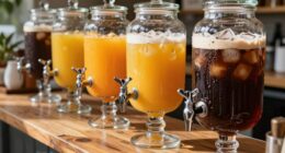 juice and iced coffee dispensers